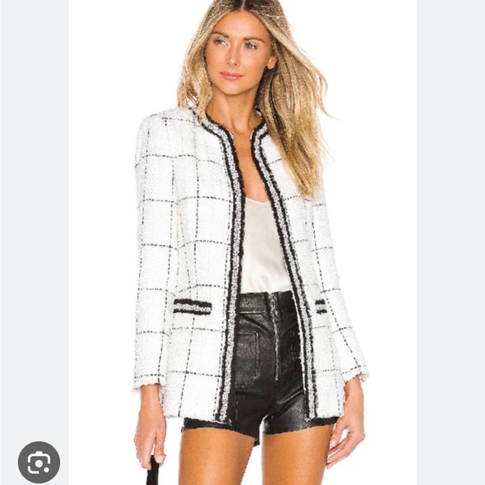 Alice + Olivia Tweed blazer NWOT 12